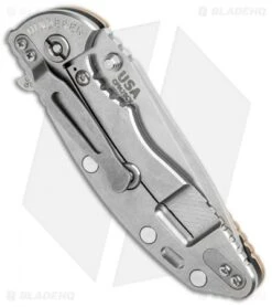 Hinderer Knives XM-18 3.5 Spanto Flipper Coyote Brown G-10 (Stonewash) -Benchmadess Zone Hinderer Knives XM 18 Spanto Coyote Brown G 10 SW BHQ 35659 jr side