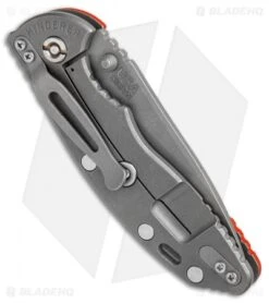 Hinderer Knives XM-18 3.5 Slicer Frame Lock Orange G-10 (Working) -Benchmadess Zone Hinderer Knives XM 18 slicer working orange G10 sw BHQ 70953 er side