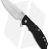 Hinderer Knives XM-24 4.0 Sheepsfoot Flipper Knife Black G-10 (Stonewash)