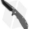 Hinderer Knives XM-24 4.0 Spanto Flipper Knife Grey G-10 (SW Black DLC)
