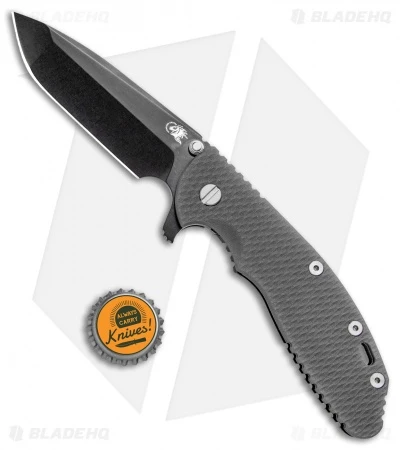 Hinderer Knives XM-24 4.0 Spanto Flipper Knife Grey G-10 (SW Black DLC) 6 Hinderer Knives XM-24 4.0 Spanto Flipper Knife Grey G-10 (SW Black DLC) - Image 4