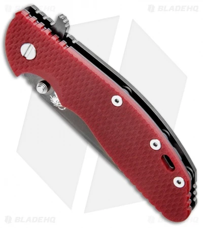 Hinderer Knives XM-24 4.0 Spanto Flipper Knife Red G-10 (SW Black DLC) 4 Hinderer Knives XM-24 4.0 Spanto Flipper Knife Red G-10 (SW Black DLC) - Image 2