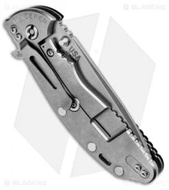 Hinderer Knives XM-24 Gen 6 Spanto Flipper Knife Black G-10 (4" Stonewash) 8 Hinderer Knives XM-24 Gen 6 Spanto Flipper Knife Black G-10 (4" Stonewash) -Benchmadess Zone Hinderer Knives XM 24 Spanto FL Knife Black BHQ 95101 ns.side