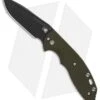 Hinderer Knives XM Slippy Spanto Slip Joint Knife OD Green G-10 (3" Black SW)