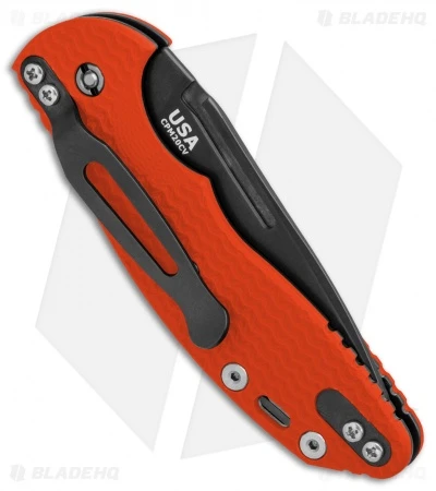 Hinderer Knives XM Slippy Spanto Slip Joint Knife Orange G-10 (3" Black SW) 4 Hinderer Knives XM Slippy Spanto Slip Joint Knife Orange G-10 (3" Black SW) - Image 2