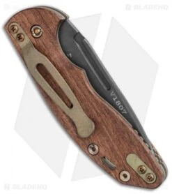 Hinderer Knives XM Slippy Spearpoint Slip Joint Knife Vintage Smooth (3" Black) -Benchmadess Zone Hinderer Knives XM Slippy Spearpoint Slip Joint Knife Vintage Smooth 3in Black BHQ 115205 LS Side