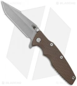 Rick Hinderer Eklipse Flipper Knife Flat Dark Earth G-10 (3.5" Working)