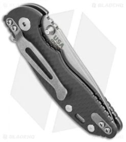 Hinderer XM-18 3.0 Skinny Slicer Flipper Knife Gray G-10 (Stonewash) 8 Hinderer XM-18 3.0 Skinny Slicer Flipper Knife Gray G-10 (Stonewash) -Benchmadess Zone Hinderer XM 18 3.0 Skinny Slicer Gray G 10 SW BHQ 98639 jr side