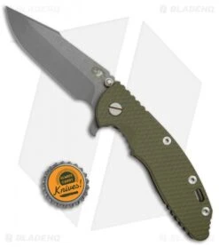 Hinderer Knives XM-18 3.5 Harpoon Spanto Knife OD Green G-10 (CPM20CV Working) -Benchmadess Zone Hinderer XM 18 3.5 Harpoon Spanto G 10 OD Green Ti Working BHQ 68556 jr bottlecap
