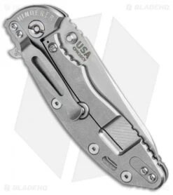 Hinderer XM-18 3.5" Skinny Sheepsfoot Flipper Knife Dark Gray G-10 (Stonewash) -Benchmadess Zone Hinderer XM 18 3.5in Skinny Sheepsfoot Dark Grey G 10 SW BHQ 100999 jr side