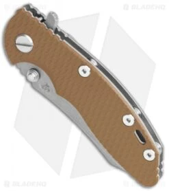 Hinderer Knives XM-18 3.0 Skinner Tri-Way Frame Lock Knife Coyote G-10 (Working) -Benchmadess Zone Hinderer XM 18 3in Gen 5 Skinner Coyote G 10 Working BHQ 122134 jr spine