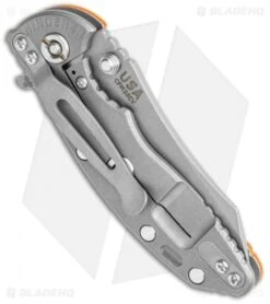 Hinderer Knives XM-18 3.0 Skinner Tri-Way Frame Lock Knife Orange G-10 (Working) -Benchmadess Zone Hinderer XM 18 3in Gen 6 Skinner Orange G 10 Working BHQ 122139 jr side