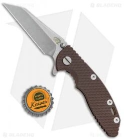 Hinderer XM-18 3.0 Gen 6 Wharncliffe Knife FDE G-10 Bronze Ano (Stonewash) -Benchmadess Zone Hinderer XM 18 Gen 6 Wharncliffe FDE G 10 Bronze Ano SW BHQ 88806 jr bottlecap
