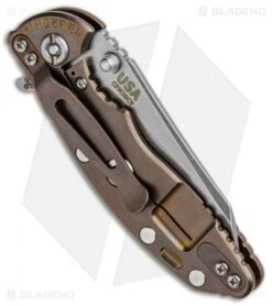 Hinderer XM-18 3.0 Gen 6 Wharncliffe Knife FDE G-10 Bronze Ano (Stonewash) -Benchmadess Zone Hinderer XM 18 Gen 6 Wharncliffe FDE G 10 Bronze Ano SW BHQ 88806 jr side