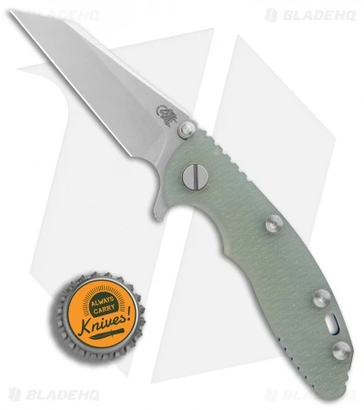 Hinderer XM-18 3.0 Gen 6 Wharncliffe Knife Jade Green G-10 Blue Ano (Stonewash) 6 Hinderer XM-18 3.0 Gen 6 Wharncliffe Knife Jade Green G-10 Blue Ano (Stonewash) - Image 4