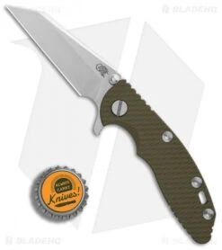 Hinderer XM-18 3.0 Gen 6 Wharncliffe Knife OD Green G-10 (Stonewash) -Benchmadess Zone Hinderer XM 18 Gen 6 Wharncliffe OD Green SW BHQ 88575 er bottlecap