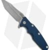 Hinderer Knives Eklipse Gen 2 Harpoon Knife Blue/Black G-10 (3.5" Stonewash) -Benchmadess Zone Hinderer XM 18 Harpoon Tanto G 10 Blue Black SW BHQ 68418 jr