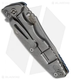 Hinderer Knives Eklipse Gen 2 Harpoon Knife Blue/Black G-10 (3.5" Stonewash) 9 Hinderer Knives Eklipse Gen 2 Harpoon Knife Blue/Black G-10 (3.5" Stonewash) -Benchmadess Zone Hinderer XM 18 Harpoon Tanto G 10 Blue Black SW BHQ 68418 jr side