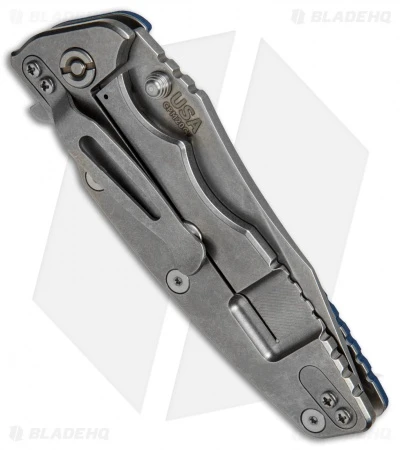 Hinderer Knives Eklipse Gen 2 Harpoon Knife Blue/Black G-10 (3.5" Stonewash) 6 Hinderer Knives Eklipse Gen 2 Harpoon Knife Blue/Black G-10 (3.5" Stonewash) - Image 4