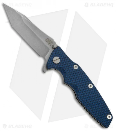 Hinderer Knives Eklipse Gen 2 Harpoon Knife Blue/Black G-10 (3.5" Stonewash) 3 Hinderer Knives Eklipse Gen 2 Harpoon Knife Blue/Black G-10 (3.5" Stonewash)