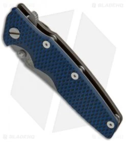 Benchmadess Zone -Benchmadess Zone Hinderer XM 18 Harpoon Tanto G 10 Blue Black Working Bronze BHQ 68417 jr spine