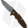 Hinderer Knives Eklipse Gen 2 Harpoon Knife Orange/Black G-10 (3.5" Working) -Benchmadess Zone Hinderer XM 18 Harpoon Tanto G 10 Orange Black Working BHQ 68414 jr