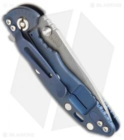 Hinderer Knives XM-18 3.0 Recurve Knife Translucent G-10/Battle Blue (Working) -Benchmadess Zone Hinderer XM 18 Recurve Translucent G 10 Blue BB BHQ 68923 jr side