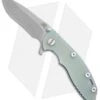 Hinderer Knives XM-18 3.0 Recurve Flipper Knife Translucent G10/Blue(Stonewash)