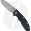 Hinderer Knives XM-18 3.5 Slicer Frame Lock Knife Black/Blue G-10 (Stonewash)