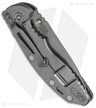 Hinderer Knives XM-18 3.5 Slicer Frame Lock Knife Black/Blue G-10 (Stonewash) 5 Hinderer Knives XM-18 3.5 Slicer Frame Lock Knife Black/Blue G-10 (Stonewash) - Image 3