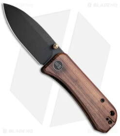 WE Knife Banter Liner Lock Knife Wood (3" Black SW ) 2004K
