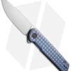 WE Knife Co. Charith Frame Lock Knife Blue Frag Ti (3" BB) WE20056B-1