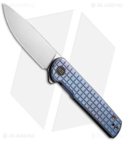 WE Knife Co. Charith Frame Lock Knife Blue Frag Ti (3" BB) WE20056B-1