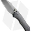 WE Knife Co. High-Fin Frame Lock Knife Flamed Titanium (3" Gray SW) WE22005-4 -Benchmadess Zone WE High Fin Flamed BB jr