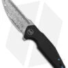 WE Knife Co. StarHawk Frame Lock Knife Black Ti (2.8" Damascus) WE21017-DS1