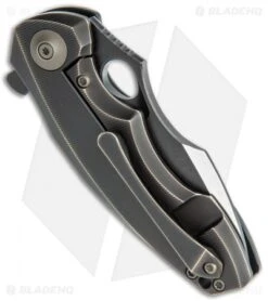 WE Knife Co. 605M Frame Lock Knife Bronze Titanium (3" Two-Tone) -Benchmadess Zone WE Knife Co 605M FL Bronze Ti TT BHQ 118307 jr side