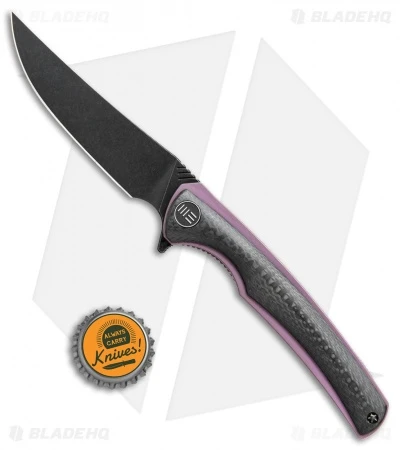 WE Knife Co. 704CF-F Liner Lock Knife CF/Purple Ti (3.6" Black Stonewash) 6 WE Knife Co. 704CF-F Liner Lock Knife CF/Purple Ti (3.6" Black Stonewash) - Image 4