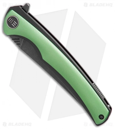 WE Knife Co. 704H Liner Lock Knife Green Ti (3.6" Black Stonewash) 4 WE Knife Co. 704H Liner Lock Knife Green Ti (3.6" Black Stonewash) - Image 2