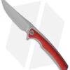 WE Knife Co. 704XR Liner Lock Knife Red G-10 (3.5" Satin) -Benchmadess Zone WE Knife Co 704XR Red G 10 BB BHQ 146278 jr