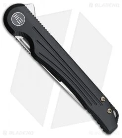 WE Knife Co. Array Frame Lock Knife Black Ti (3.7" Stonewash) 718H 7 WE Knife Co. Array Frame Lock Knife Black Ti (3.7" Stonewash) 718H -Benchmadess Zone WE Knife Co Array Black Ti SW BHQ 79853 er spine