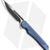 WE Knife Co. Array Frame Lock Knife Blue Ti (3.7" Black) 718A