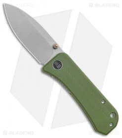 WE Knife Co. Banter Liner Lock Knife OD Green G-10 (2.9" Stonewash)