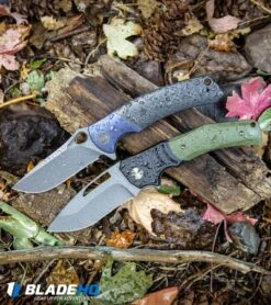 WE Knife Co. Willumsen JIXX Flipper Knife OD Green G-10/Black Ti (3.5" SW) 904A -Benchmadess Zone WE Knife Co Bishop Flipper Folding Knife Blue Ti CF Stonewash BHQ 93266 kp wet woods web 1