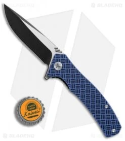 WE Knife Co. Blitz Liner Lock Knife Blue G-10 (3.4" Black SW) 711A -Benchmadess Zone WE Knife Co Blitz blue G10 black sw BHQ 75604 er bottlecap