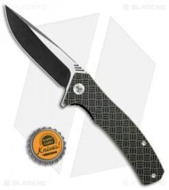 WE Knife Co. Blitz Liner Lock Knife Green G-10 (3.4" Black SW) 711B -Benchmadess Zone WE Knife Co Blitz green G10 black sw 711B BHQ 75616 er bottlecap jr