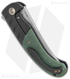 WE Knife Co. Curvaceous Frame Lock Knife Green Micarta/Ti (3.7" BB) WE20012-2 -Benchmadess Zone WE Knife Co Curvaceous FL Green Micarta Ti BB BHQ 141440 jr side