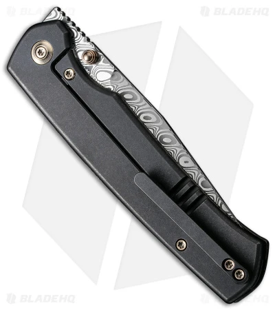 WE Knife Co. Evoke Frame Lock Knife Black Titanium (3.48" Damasteel) WE21046-DS1 4 WE Knife Co. Evoke Frame Lock Knife Black Titanium (3.48" Damasteel) WE21046-DS1 - Image 2