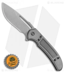 WE Knife Co. Ferrum Forge Minax Frame Lock Knife Bronze Titanium (3.5" SW) -Benchmadess Zone WE Knife Co Ferrum Forge Minax Frame Lock Knife Gray Titanium 3.5 SW 2007B BHQ 107069 LS Bottlecap