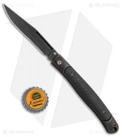 WE Knife Co. Gentry Slip Joint Knife Titanium/Carbon Fiber (3.45" Black) 902B -Benchmadess Zone WE Knife Co Gentry SJ Ti CF Black 902B BHQ 93240 jr bottlecap