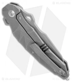 WE Knife Co. Hecate Frame Lock Knife Titanium (3.81" Stonewash) 922A -Benchmadess Zone WE Knife Co Hecate FL Ti SW 922A BHQ 103135 jr side 2